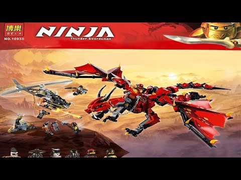 Video Đánh Giá Lego Ninjago Rồng Lửa Đỏ Của Kai Rồng Chúa... - youtube