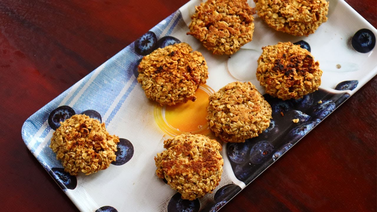 Oats Cookies with Only 3 Ingredients Oats Cookies Recipe Oats