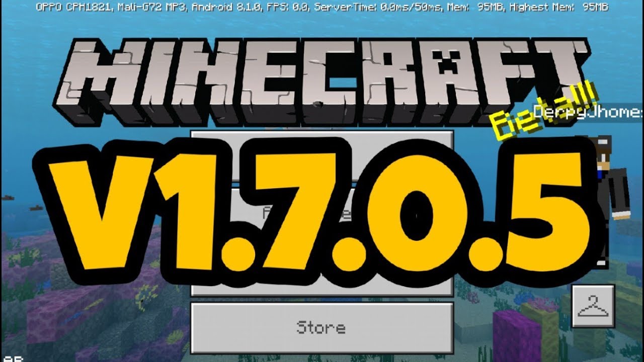 NEW MCPE 1.7.0.5 BETA!!! Minecraft Pocket Edition Update - YouTube