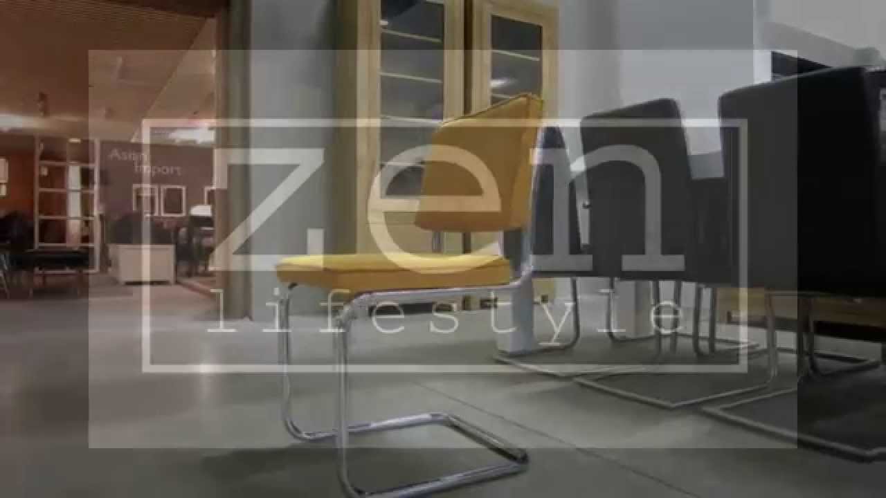 Buisframe stoel Zuiver Ridge Rib