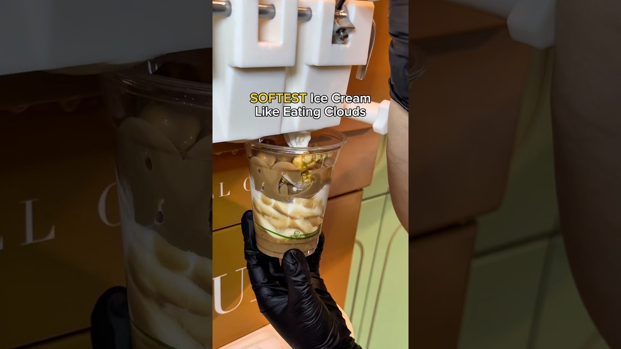 SOFTEST ice cream in Sydney — literally like eating clouds! 