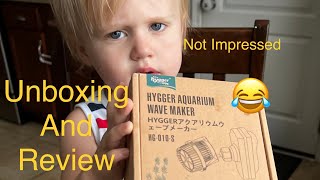 Hygger Aquarium Wave Maker HG-010-S Unboxing and Initial Review