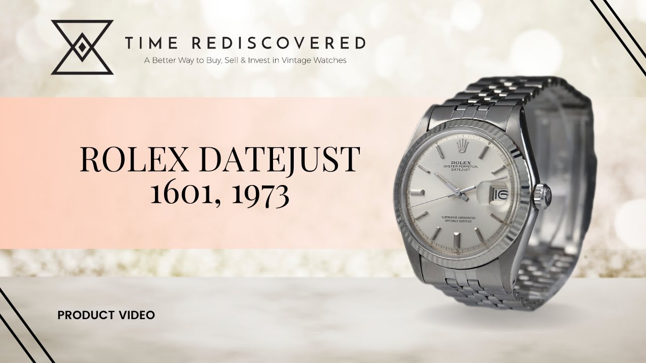 Rolex Datejust 1601 Sigma Dial, 1973 | Time Rediscovered