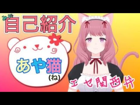 【ミニ自己紹介動画】初めまして、あや猫です！【新人Vtuber】