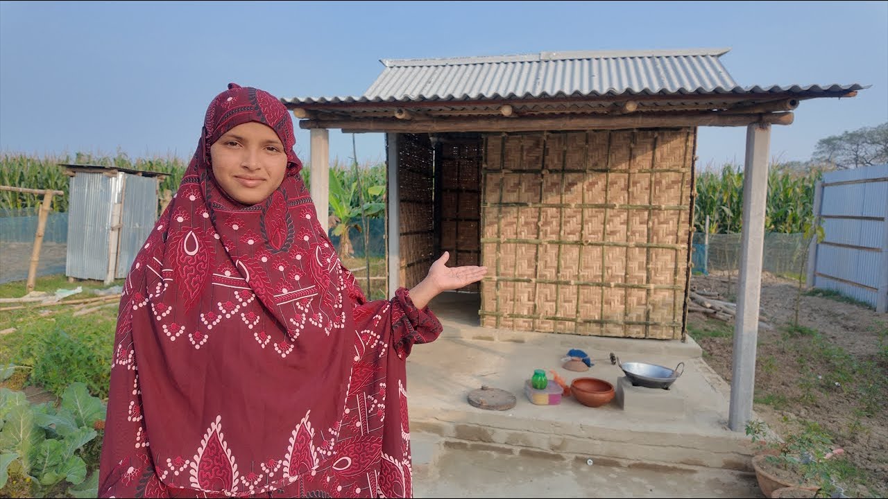 আলহামদুলিল্লাহ জুইয়ের নতুন রান্না ঘরের কাজ শেষ । ঘরের ভিতর কেমন হলো । village life with jui