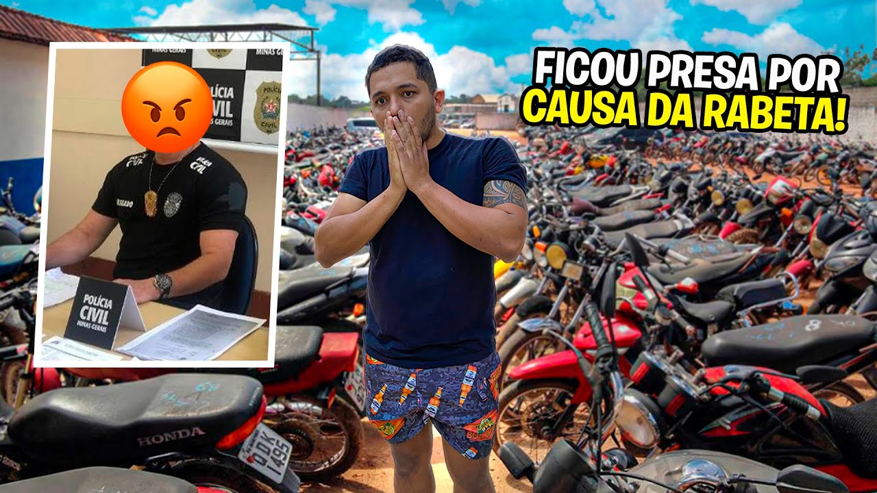 FUI NA DELEGACIA TIRAR A MINHA MOTO (FICOU PRESA)