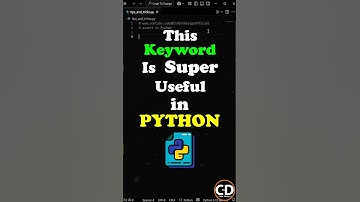 This Keyword Is Super Useful In Python #python #coding #programming