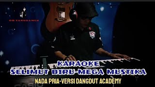 KARAOKE SELIMUT BIRU|MEGA MUSTIKA| NADA PRIA | VERSI D;ACADEMY-Cover Casio CTK-WK