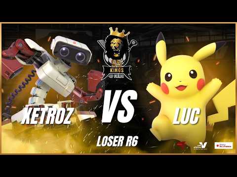 XETROZ (R.O.B) VS LUC (PIKACHU) | SSBU - 95 KINGS OF FIELDS #6 - LOSERS ROUND 6