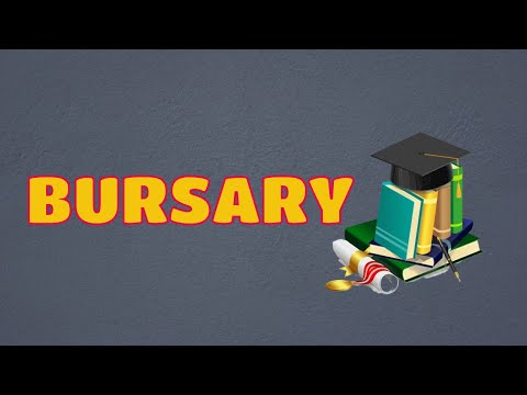 What Does BURSARY Means Meanings And Definitions With Example In ENGLISH