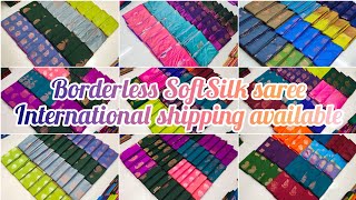 🥰Borderless SoftSilk Saree | Fast Moving Saree |World Wide Shipping Available With Minimum Charge 😍 screenshot 2
