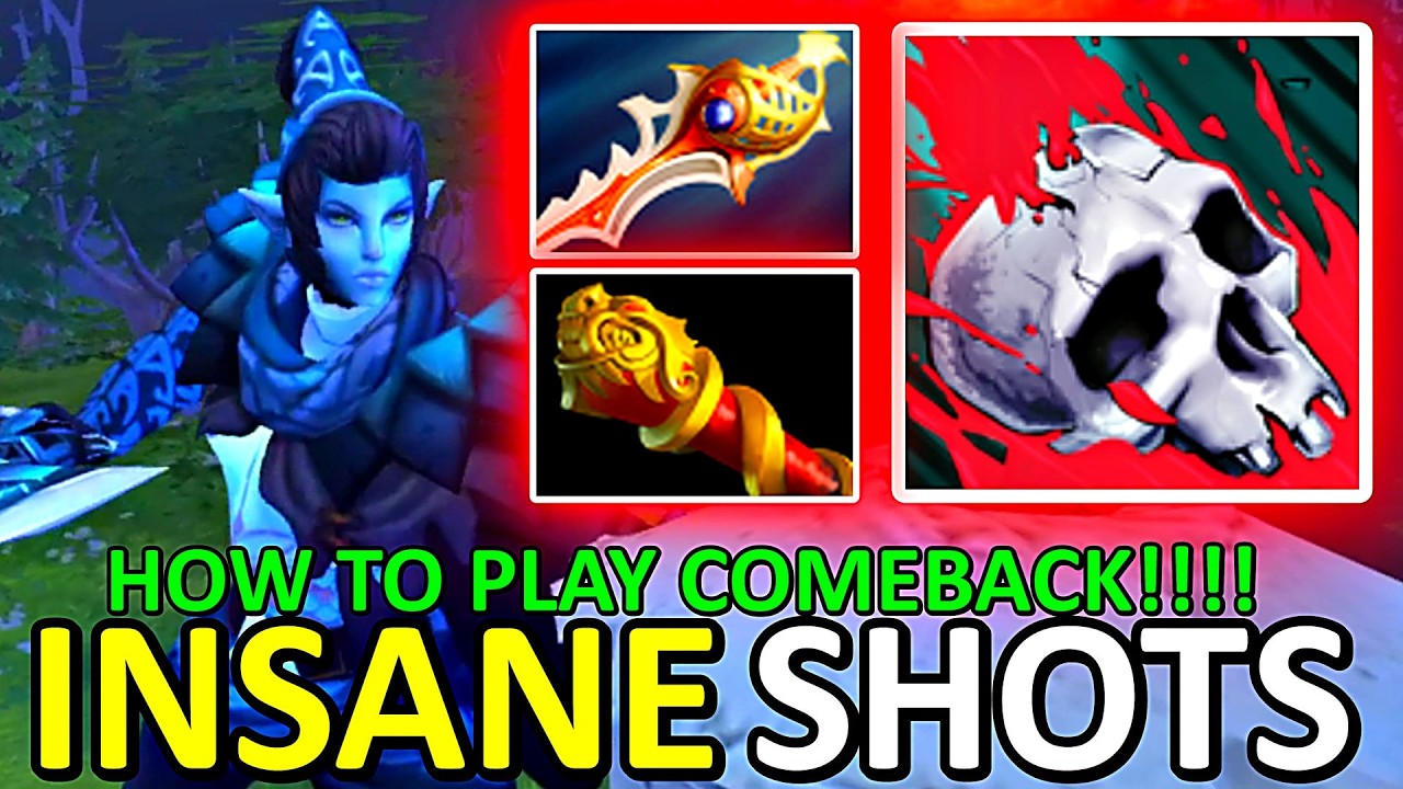 How to Play COMEBACK GAME with Phantom Assassin Divine Rapier Insane ...
