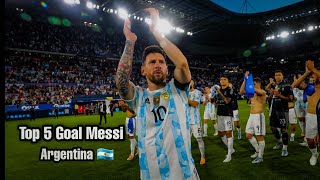 lionel Messi Top 5 Goals with Argentina Content