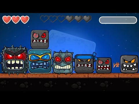 Red Ball 4 | Black Box [All Boss + Random RGB] The red ball fights random red, green and blue balls.