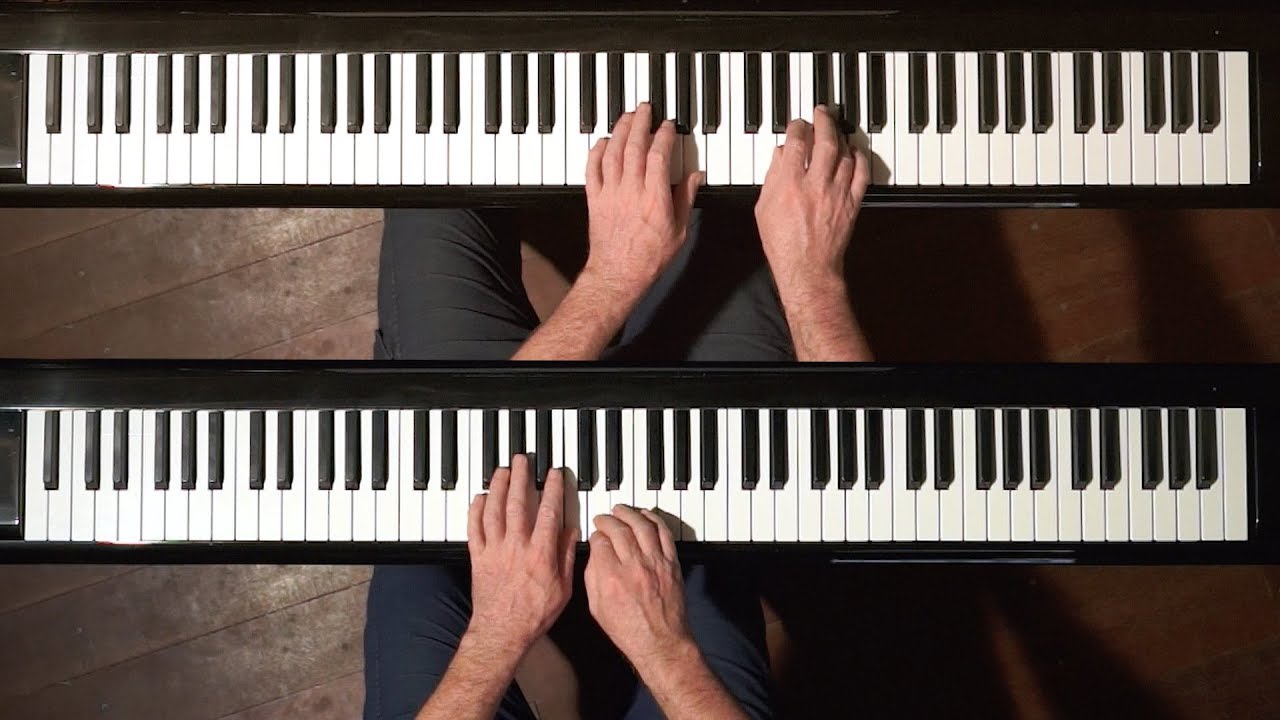 Bach “Air on the G String” for 2 pianos “PlayAlong” 1 + FREE SHEET