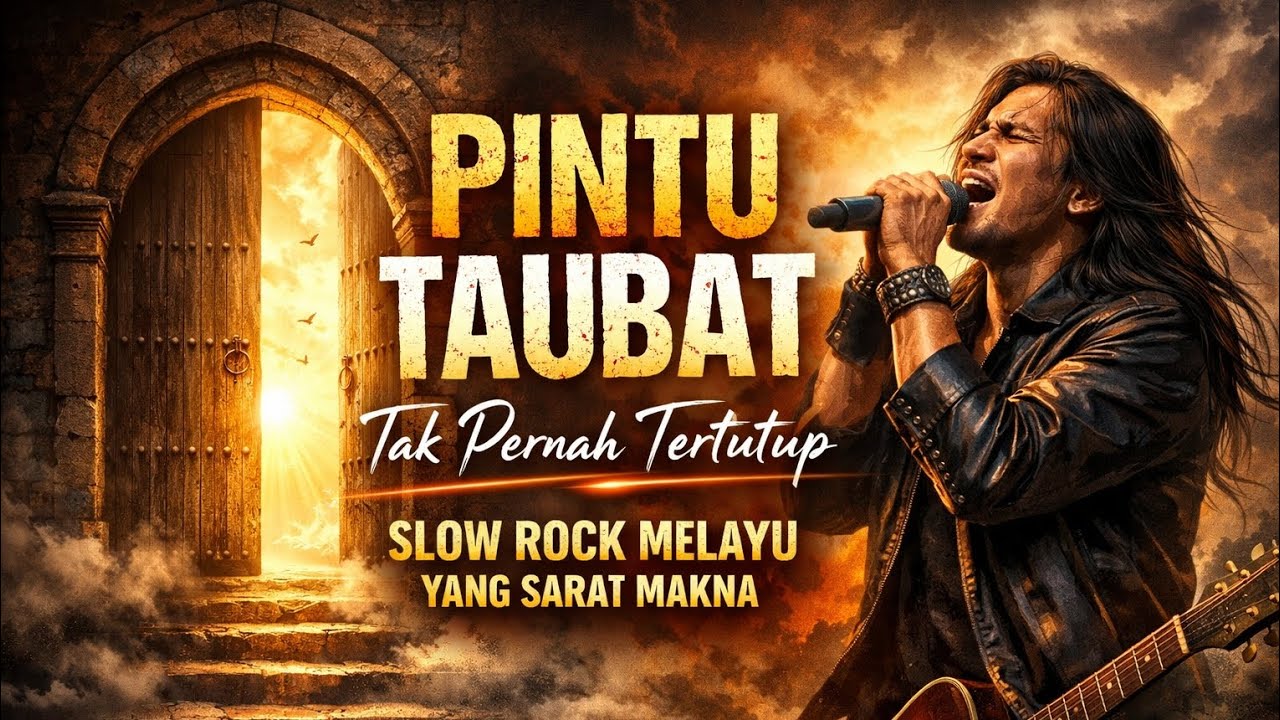 PINTU TAUBAT TAK PERNAH TERTUTUP – Slow Rock Melayu Religi 2026 | Lagu Taubat Penuh Makna