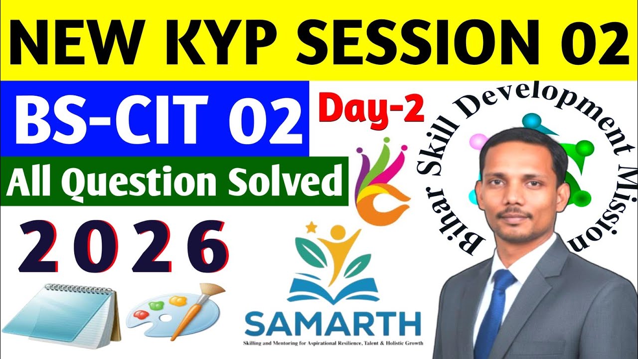 NEW KYP SESSION 2 | KYP BS-CIT SESSION 2 | DAY 2 | 2026 - YouTube