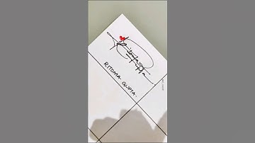 R Signature Style ✒️ || G Signature Style || Ritoma Gupta ❤️ #ytshorts