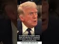 Trump Snaps at Reporter Over Nuclear Strike Question on Iran | Pakistan Observer