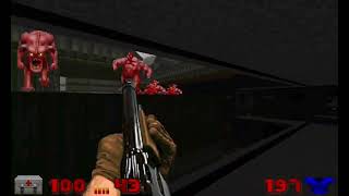 Doom, E1M4b Phobos Mission Control, Blind Run (100%, UV) A John Romero Remake!