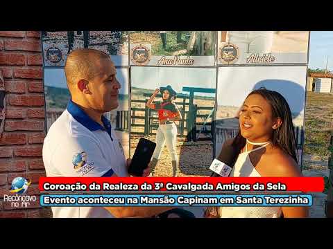 Entrevista com Angélica, rainha da 2ª Cavalgada Amigos da Sela em Santa Terezinha