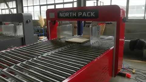 NORTH PACK Automatic PP Belt Strapper Bundling Carton Packing Machine