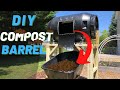 Diy compost tumbler  part 2  making the compost barrel