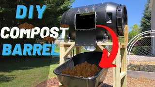 DIY Compost Tumbler | PART 2  Making The Compost Barrel