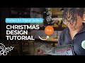 Quick Christmas Design Tutorial for Digital Shops (Sell on Etsy)