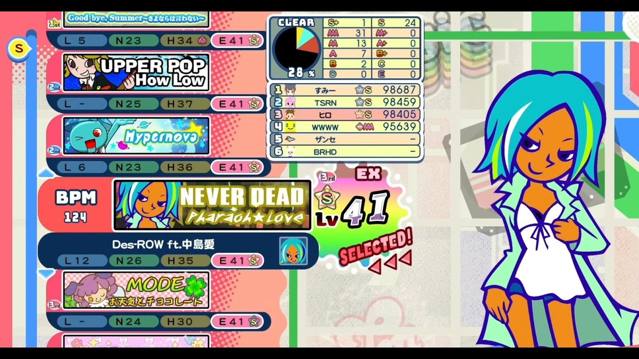 pop'n music](NEVER DEAD) Pharaoh☆Love [EX](乱 FULL COMBO) - YouTube