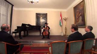 Brendan Goh ( born 1999 ) Bach cello suite no 3, 18 09 14