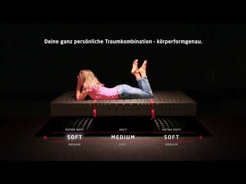 MIX|ONE – körperformgenau die Matratze zusammenstellen