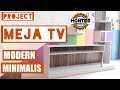 cara buat lemari tv minimalis|how to make a minimalist tv cabinet