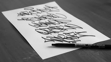 Writing the Alphabet - Graffiti Handstyles