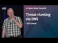 Chasse aux menaces via dns avec eric conrad  sans blue team summit 2020