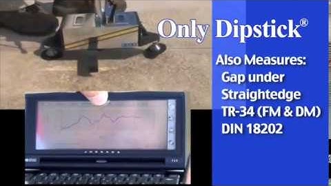 CFA : Face® Dipstick® Profiler  (Concrete/Pavement Flatness & Levelness)