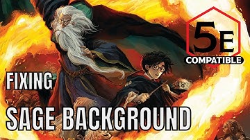 Fixing or Remastering the SAGE BACKGROUND for Dungeons & Dragons (5E Compatible) 🔴#4k LIVE