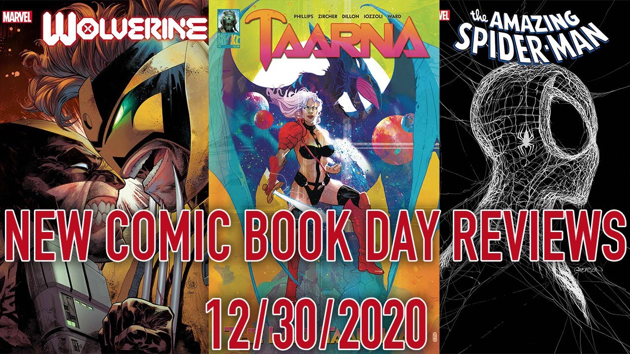 New Comic Book Day Reviews 12/30/2020 Wolverine, Spider-man, Heavy Metal and more!