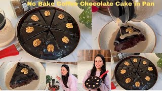 No Bake सिर्फ 10 मिनट में Chocolate Cake In Pan | No Whipping Cream, No Eggs 10 min Chocolate Cake