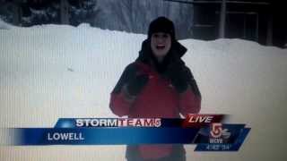 Snowstorm News Blooper WCVB NewsCenter 5