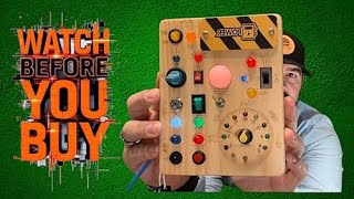 Busy Board, Montessori Toy for 1-3 Years Old, Wooden Toddler Sensory - Honest Review!