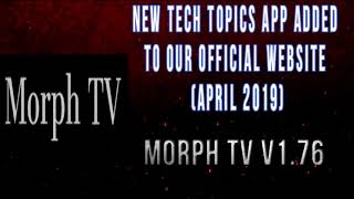 New Tech App Added | Morph TV v1.76 | AF | Android App (April 2019) screenshot 4