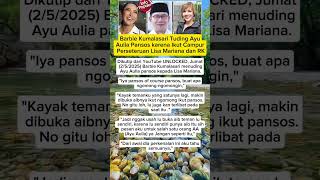 Barbie Kumalasari Tuding Ayu Aulia Pansos ridwankamil ayuaulia lisamariana