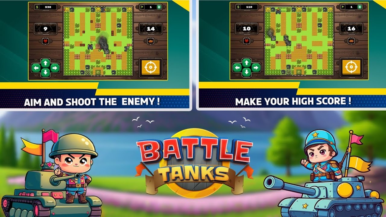Battle Tanks || Construct 3 Game Template || Source code - YouTube