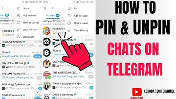 How To Pin And Unpin Chat Messages On Telegram (Groups, Channels etc) - 2025 Full Tutorial
