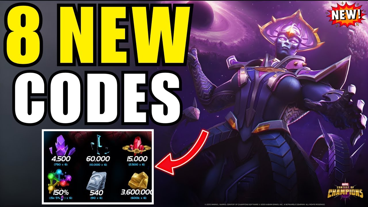 💥ЯНВАРСКОЕ ОБНОВЛЕНИЕ🎄 ПРОМОКОД MCOC 2026 - КОДЫ MCOC - КОДЫ MARVEL CONTEST OF CHAMPIONS 2026 MCOC