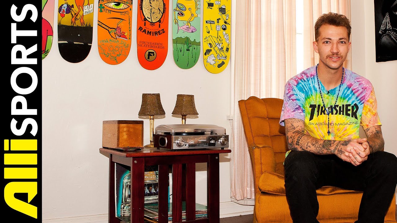 Nick Trapasso Skate Picture This House Tour Alli Sports - YouTube