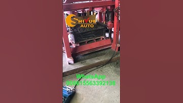 How to make good quality concrete blocks cement hollow block pavement brick machine #shiyue machine