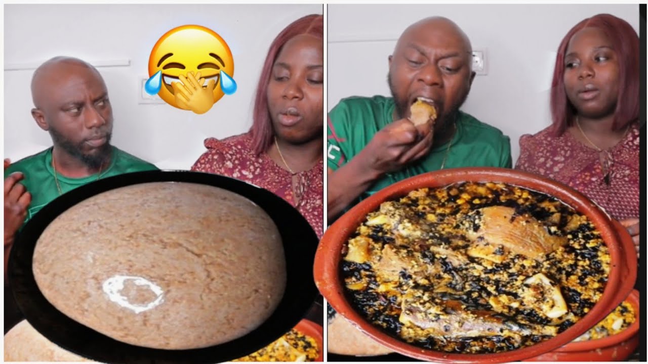 CHOOSE AND EAT CHALLENGE GONE WRONG FUFU AND EGUSI SOUP MUKBANG AFRICAN FOOD MUKBANG