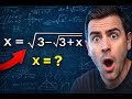 This Tricky Nested Radical Will Make You Think Twice X=?